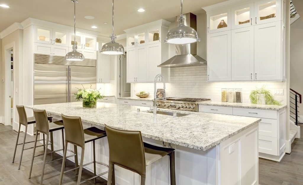 Trendy kitchen backsplash tile installation by Aguilar Tile And Stone, perfect for Arizona remodels.